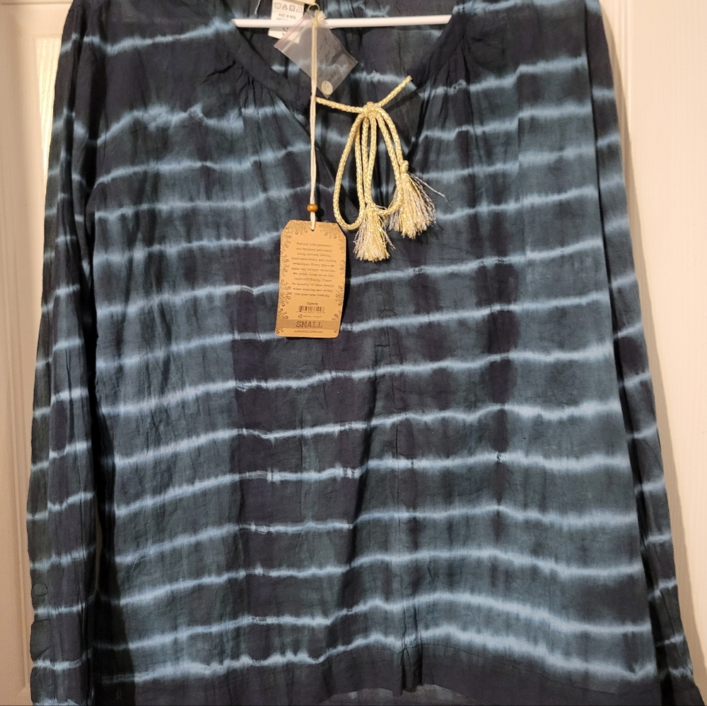 Natural Life Long Sleeve Blouse